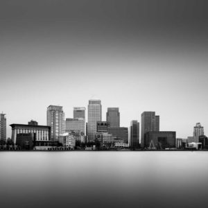 Canary Wharf, London, Black and White, B&W, Long Exposure, England, Ivo Kerssemakers