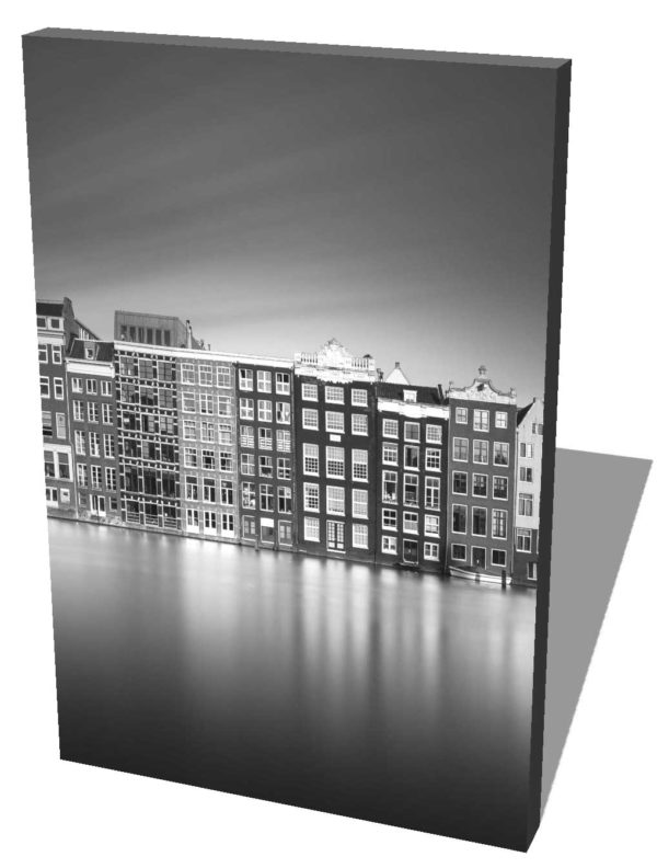 Amsterdam, Damrak, Black and White, Long Exposure, Ivo Kerssemakers, Canals, Architecture, Netherlands, Holland, Fine Art, B&W
