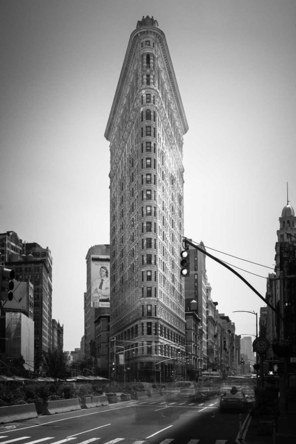 Flatiron Building New York, Black and White, Long Exposure, Ivo Kerssemakers