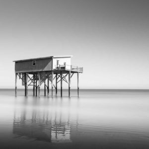 Hunting Island, South Carolina, Cabin, Little Blue, Black and White, Long Exposure, The indomitable Lady, Ivo Kerssemakers