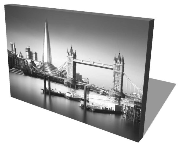 Shard, Tower Bridge, London, Thames, Black and White, Long Exposure, England, Ivo Kerssemakers