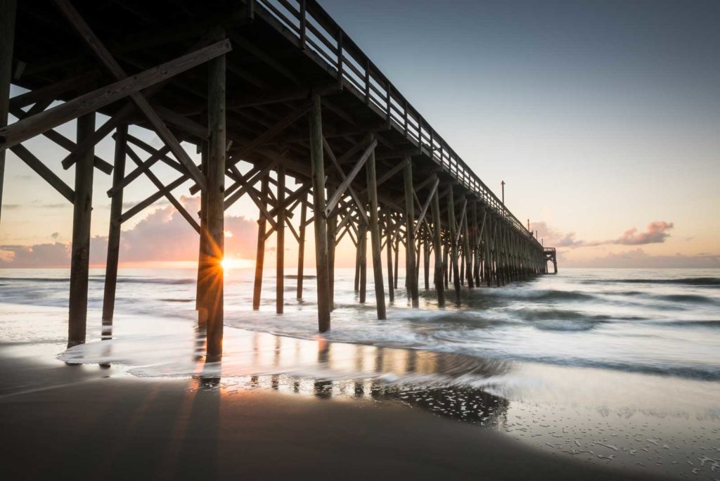 Pawleys Pier Sunrise, Pawleys Island, Long Exposure, Fine Art Photography, South Carolina,Ivo Kerssemakers