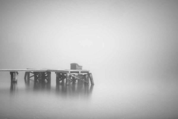 Fog, Long Exposure, Black and White, Sopot, Poland, Pier, Water, Ivo Kerssemakers