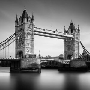 Tower Bridge, London, Black and White, Long Exposure, Ivo Kerssemakers