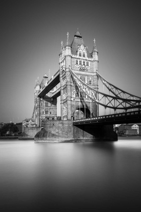 Tower Bridge, London, Black and White, Long Exposure, Ivo Kerssemakers, Fin Art