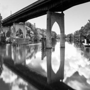 Conway, Waccamaw River, Bridge, Black and White, Long Exposure, South Carolina, Ivo Kerssemakers