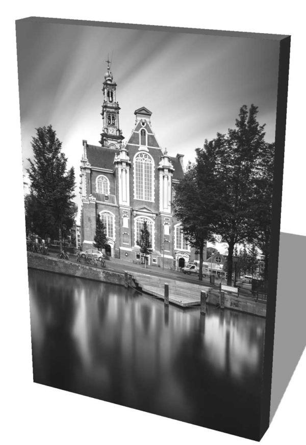Amsterdam, Westerkerk, Church, Black and White, Long Exposure, Ivo Kerssemakers, Canals, Architecture, Netherlands, Holland, Fine Art, B&W