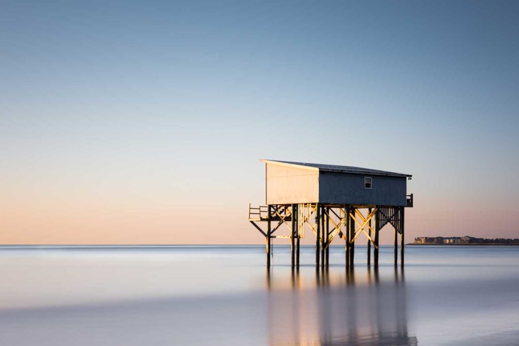 Hunting Island, Sunset, Long Exposure, Little Blue, Cabin, The Indomitable Lady, South Carolina, Ivo Kerssemakers