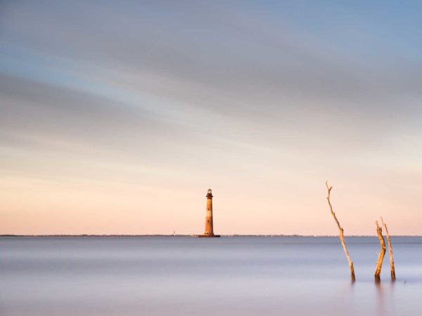 Morris Island, Lighthouse, Sunset, Charleston, Folly Beach, South Carolina, Long Exposure, Ivo Kerssemakers, Fine Art, Photography